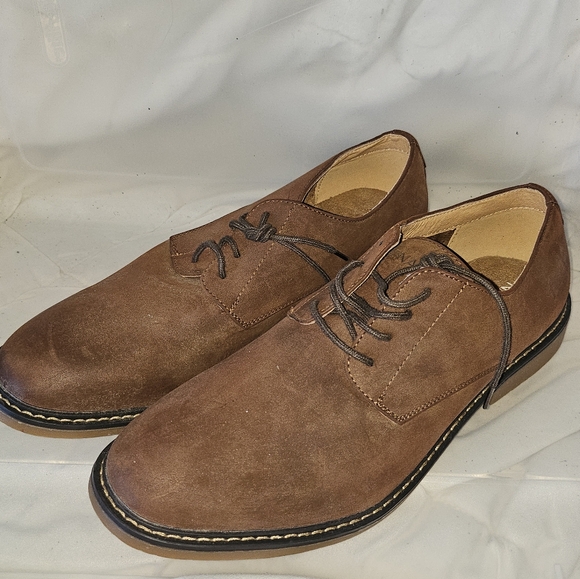 Nautica Men's Dark Brown Leshan Oxfords Size 13- New - Picture 5 of 7